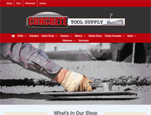 Tablet Screenshot of concretetoolsupply.com